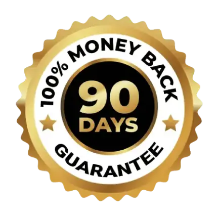 90 day satisfaction guarantee seal icon